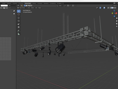 Light Truss 3 3Dモデル