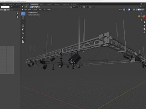 लाइट ट्रस 3 3D मॉडल