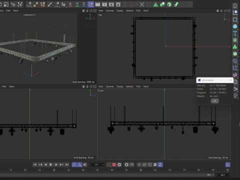 Light Truss 3 3Dモデル