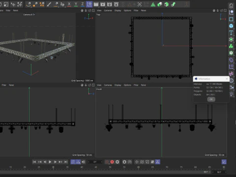 लाइट ट्रस 3 3D मॉडल