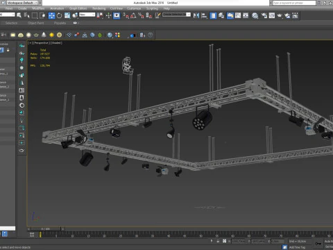 लाइट ट्रस 3 3D मॉडल