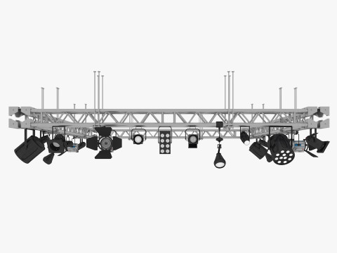 Light Truss 4 3D 모델