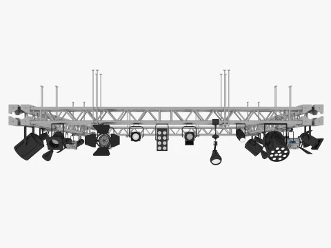 Light Truss 4 3D Model