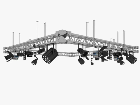 Light Truss 4 3D Model