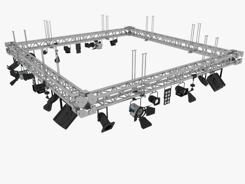 Light Truss 4 3D 모델