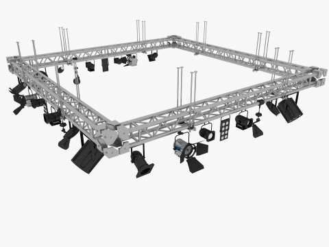 Light Truss 4 3D Model