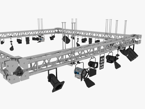 Light Truss 4 3D 모델