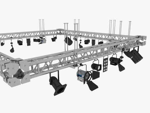 Light Truss 4 3D Model