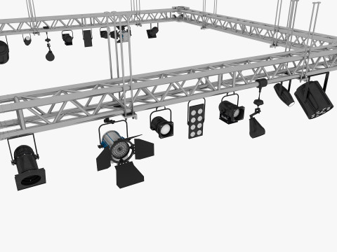 Light Truss 4 3D 모델