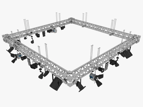 Light Truss 4 3D Model