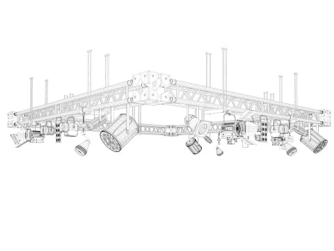 Light Truss 4 3D Model