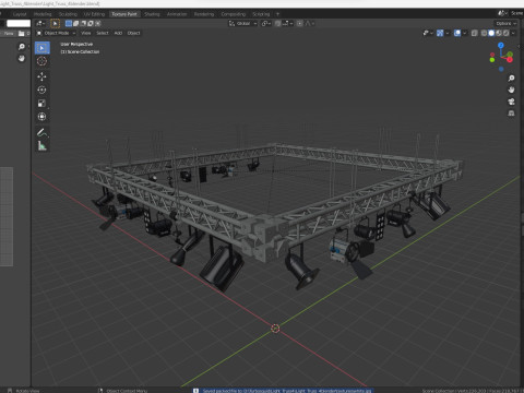 Light Truss 4 3D 모델