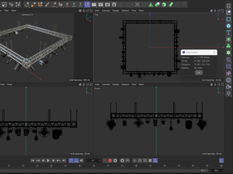 Light Truss 4 3D 모델