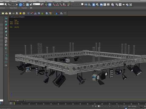 Light Truss 4 3D 모델