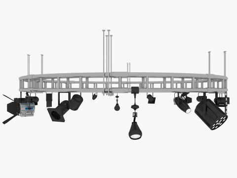 Light Truss 5 3D Model