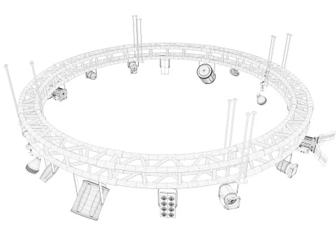 Light Truss 5 3D Model