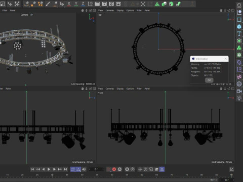 Light Truss 5 3D Model