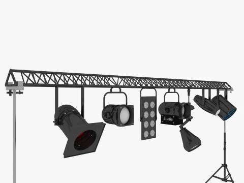 Light Truss 6 3D Model