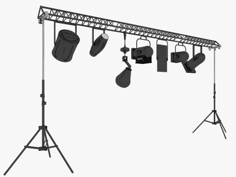Light Truss 6 3D 모델