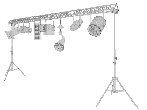 Light Truss 6 3D Model