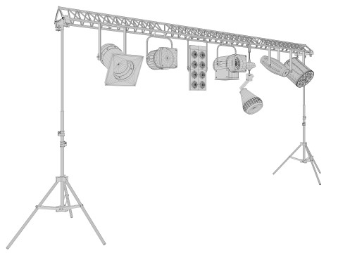 Light Truss 6 3D 모델