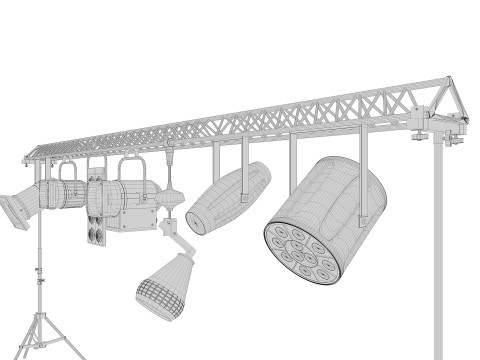 Light Truss 6 3D 모델