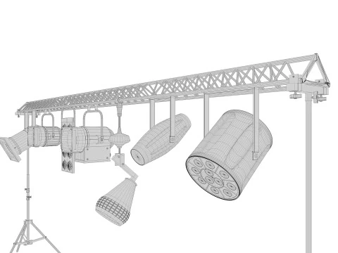 Light Truss 6 3D Model