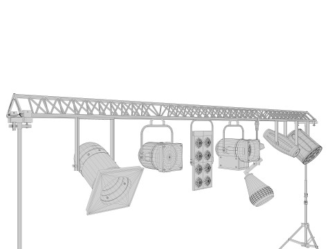 Light Truss 6 3D 모델