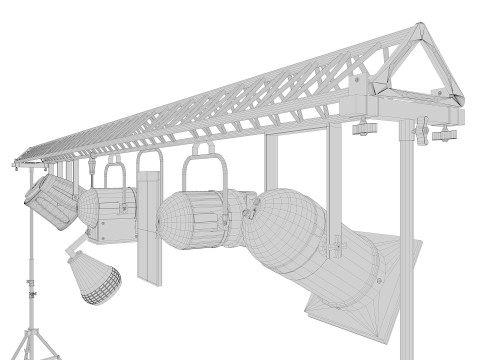 Light Truss 6 3D 모델