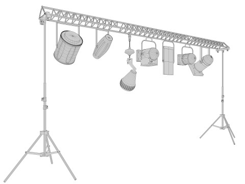 Light Truss 6 3D 모델