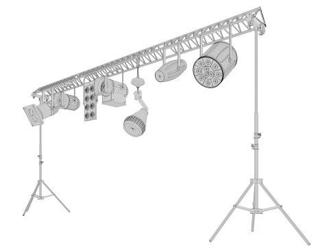 Light Truss 6 3D Model