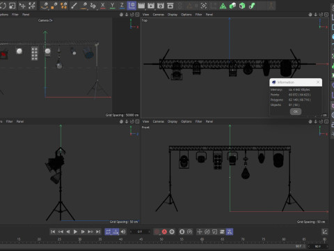 Light Truss 6 3D 모델