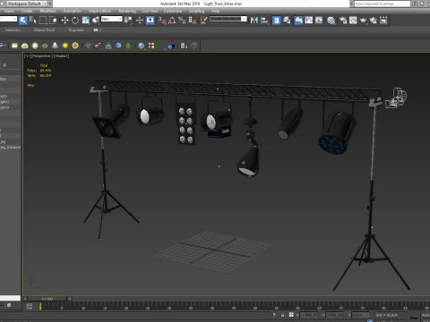Light Truss 6 3D Model