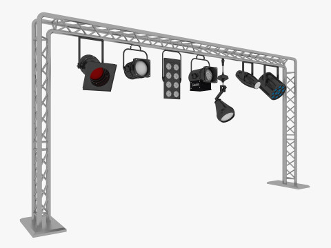 Light Truss 7 3D Model