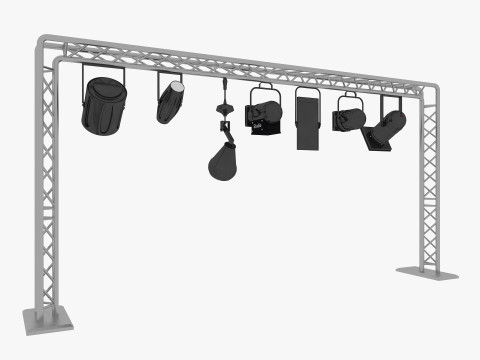 Light Truss 7 3D Model