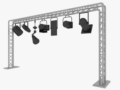Light Truss 7 3D Model