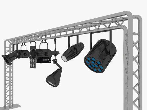 Light Truss 7 3D Model