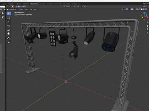 Light Truss 7 3D Model