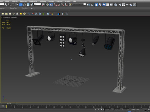 Light Truss 7 3D Model