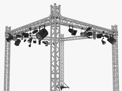 Light Truss 8 3D Model