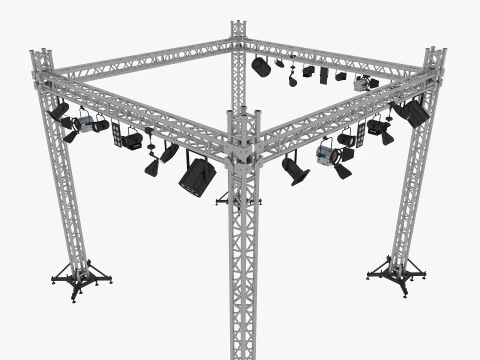 Light Truss 8 3D Model