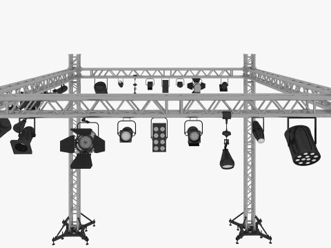 Light Truss 8 3D Model