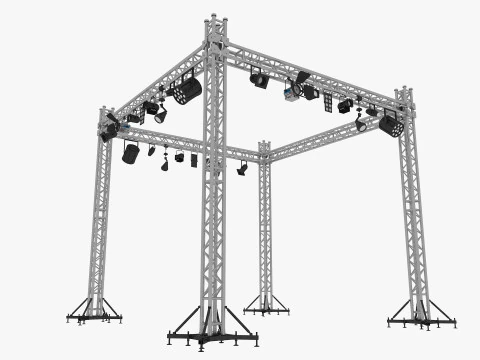 Light Truss 8 3D Model