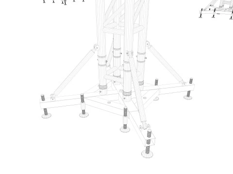 Light Truss 8 3D Model