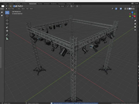 Light Truss 8 3D Model