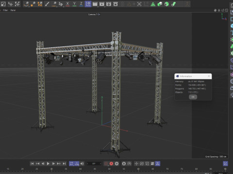 Light Truss 8 Modelo 3D