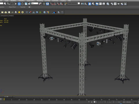 Light Truss 8 3D Model