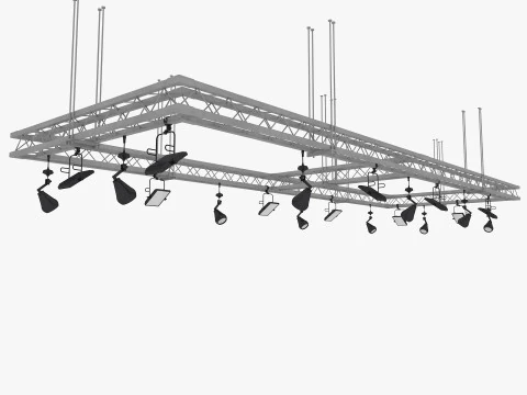 Light Truss 3D Model
