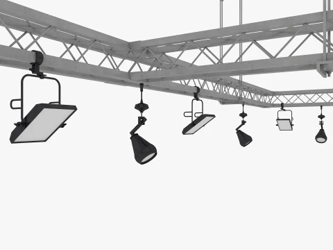 Light Truss 3D Model