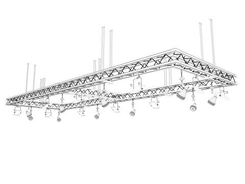 Light Truss 3D Model